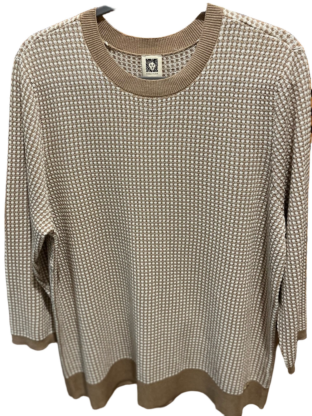 212. NWT WOMENS ANNE KLEIN XL DETAIL SWEATER